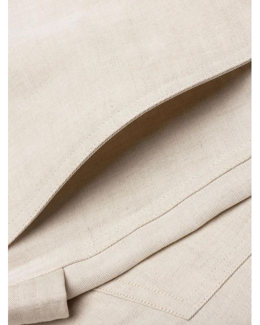 Helmut Lang White Twill Carpenter Trousers for men