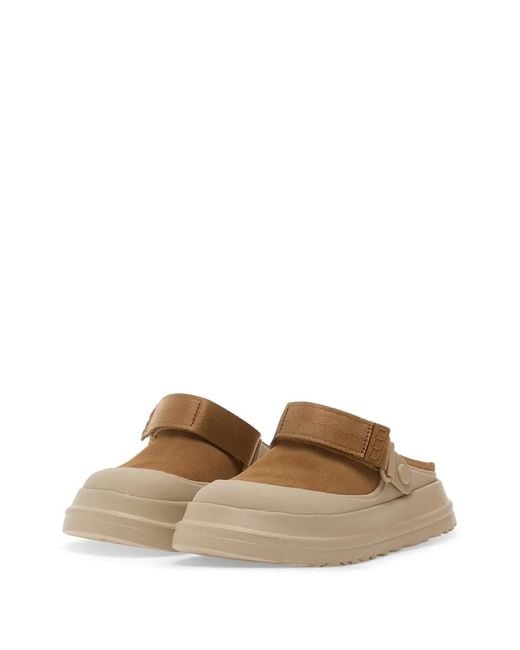 Ugg Brown Goldenglow Suede Clogs