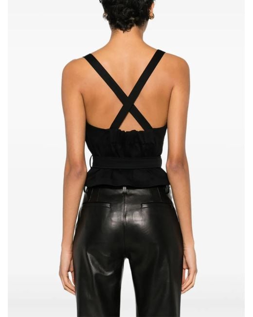 Our Legacy Black Belted Vest