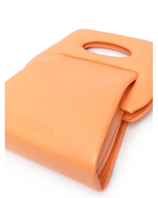THEMOIRÈ Orange Clori Handtasche aus Faux-Leder