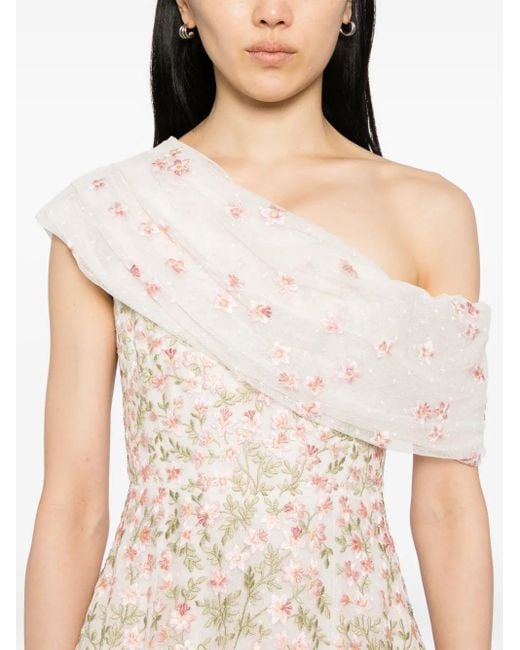 Needle & Thread Natural Everett Bloom Gown