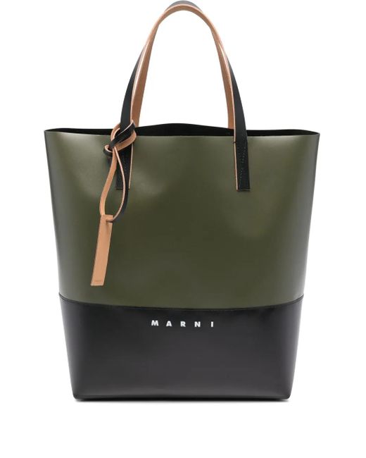 Marni Green Tribeca Tote Bag