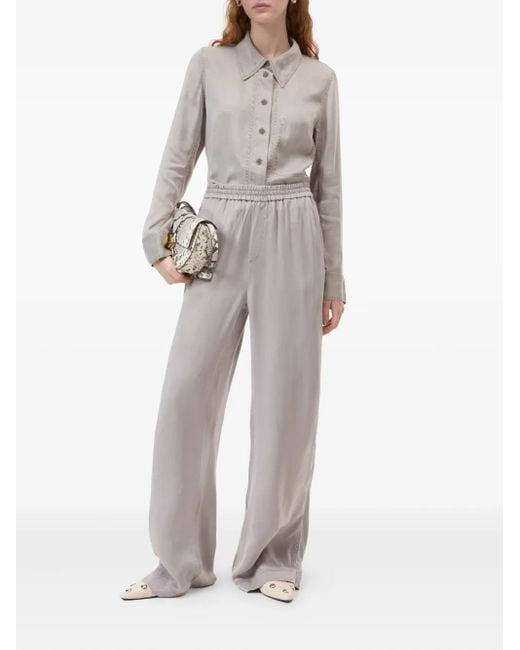 Closed Gray Winona Elasticated-Waist Trousers