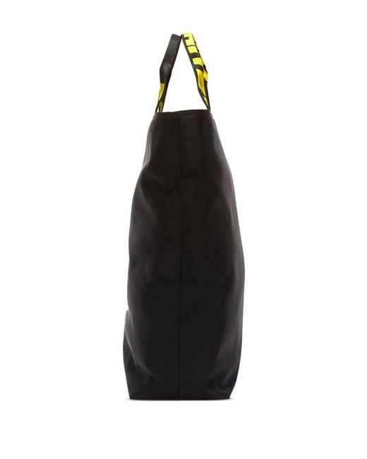 Off-White c/o Virgil Abloh Black Logo-print Tote Bag for men