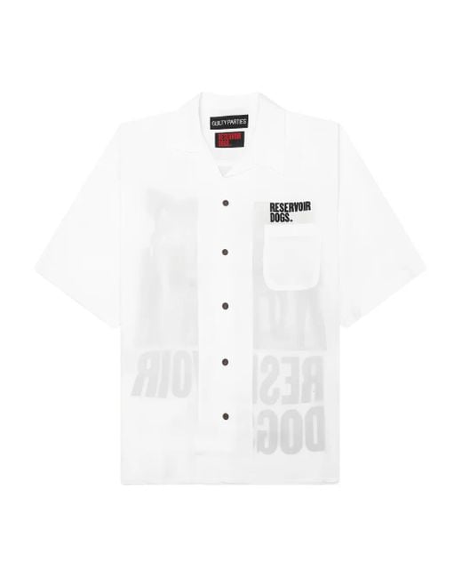 Wacko Maria White Reservoir Dogs Graphic Shirt for men