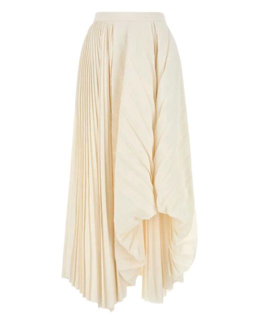 Alexander McQueen プリーツ スカート White