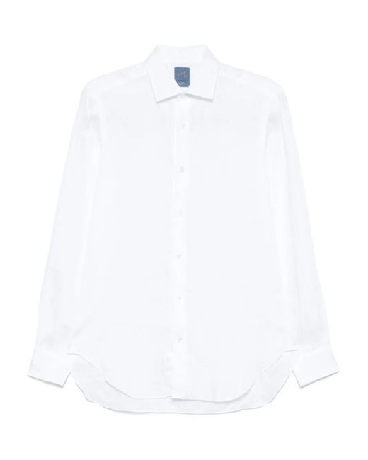 Camicia di Barba Napoli in White da Uomo