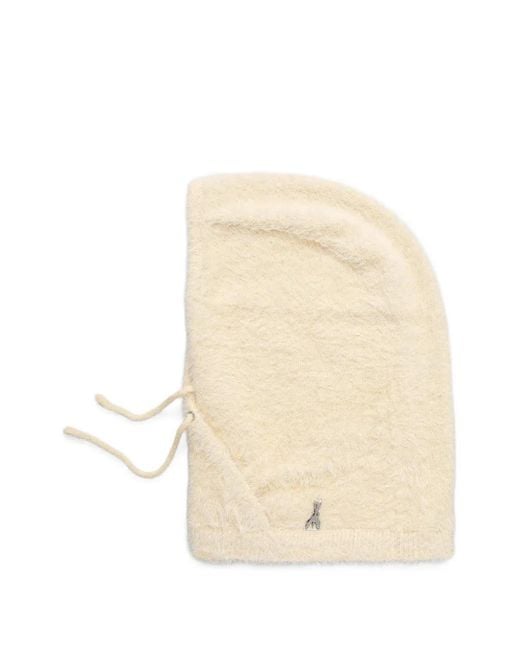 Patrizia Pepe Natural Logo-Detail Balaclava