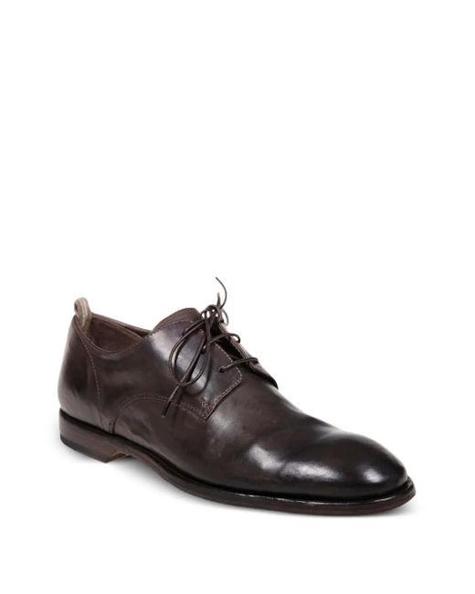 Officine Creative Brown Sound 002 Lace-Up Leather Derby Shoes for men