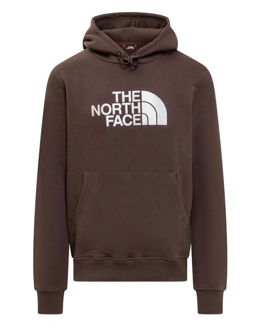 The North Face Brown Logo-Embroidered Sweater for men