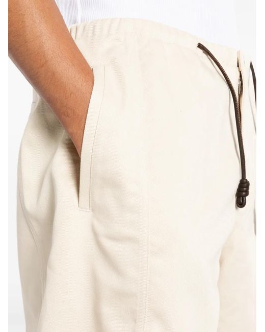 CROQUIS Natural Sailor-Knot Drawstring Shorts for men
