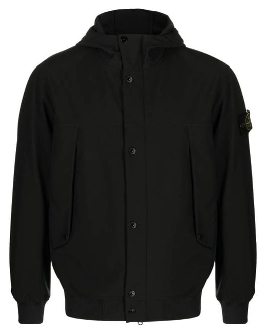 Stone Island Tone Island Coats in Black for Men Lyst