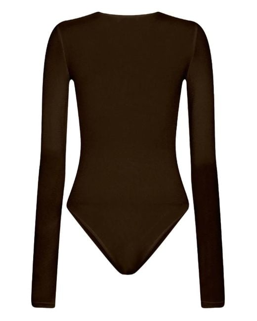 Wolford Brown Berlin Bodysuit