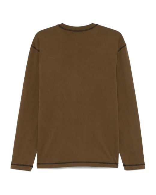 sunflower Brown Contrast T-Shirt for men