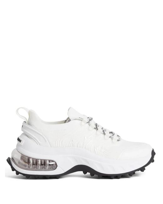 DSquared² White Lace-Up Sneakers for men