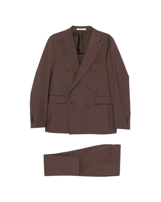 Tagliatore メンズ ブラウン ダブルスーツの通販はau PAY マーケット