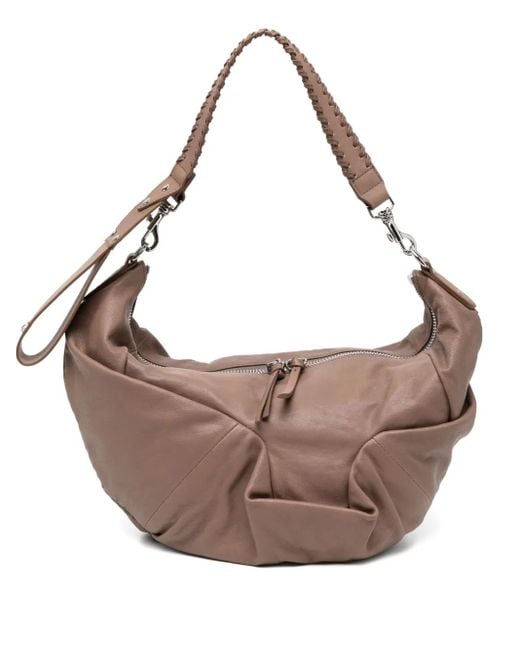 Vivienne Westwood Brown Medium Agnes Shoulder Bag