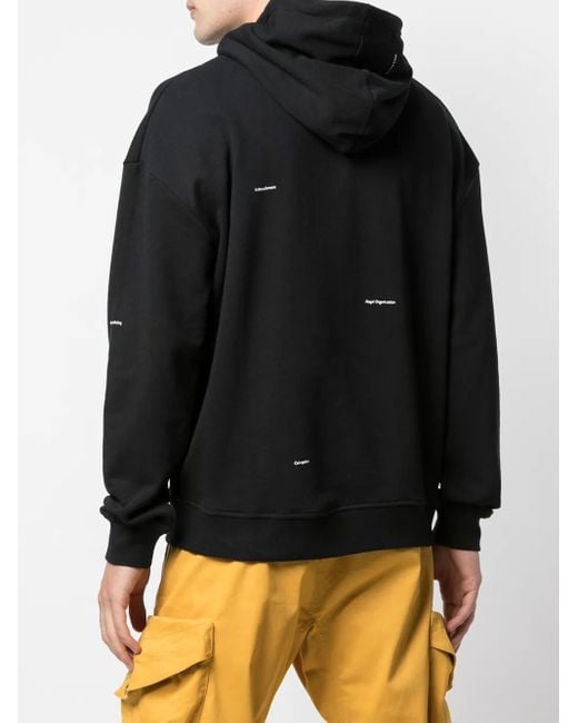 Mostly Heard Rarely Seen Black Illicit Hoodie for men
