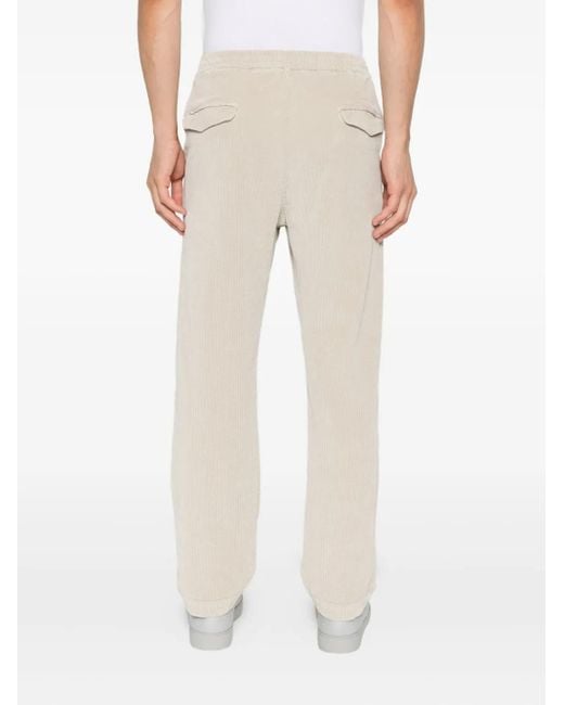 Barena Natural Drawstring Corduroy Trousers for men