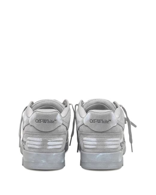 Off-White c/o Virgil Abloh Gray Low-Top Lace-Up Sneakers for men