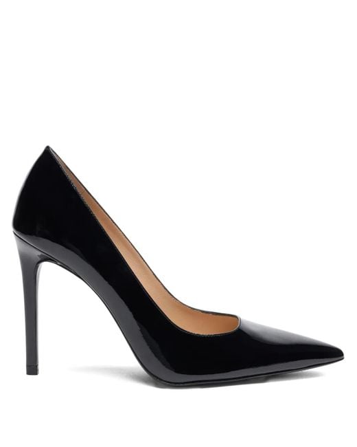 Stuart Weitzman 100Mm Stuart Power Pumps in het Black