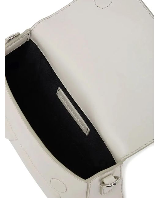 Karl Lagerfeld White Shoulder Bag