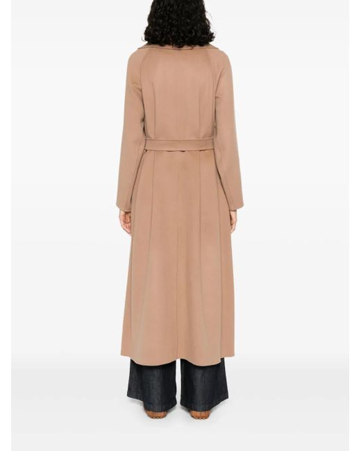 Max Mara Jas Van Scheerwol in het Natural