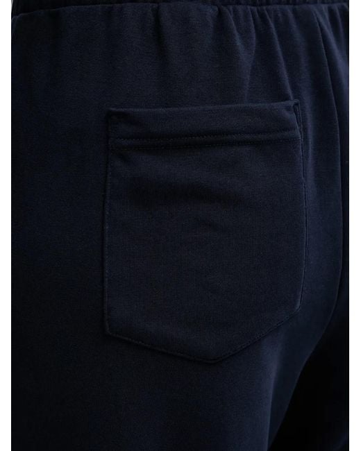 Benetton Blue Pantalon De Jogging À Taille Élastiquée Et Bords Francs
