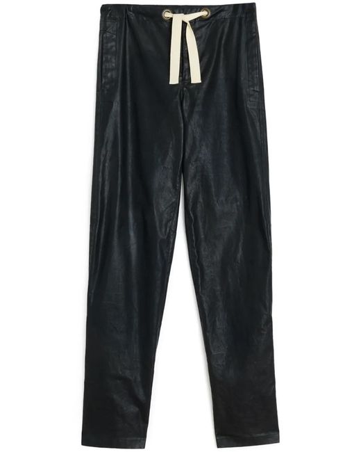 Lemaire Black Straight Rain Pants