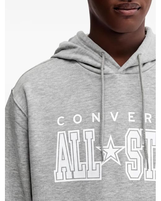 Converse Gray Graphic Hoodie for men