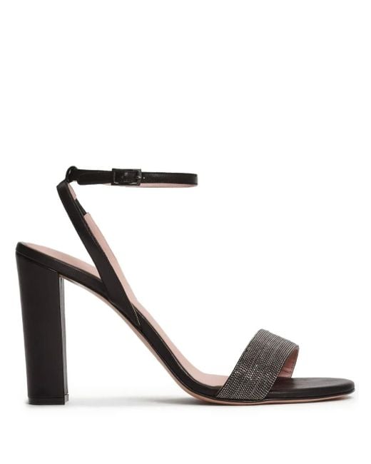 Fabiana Filippi ビーズトリム サンダル Black