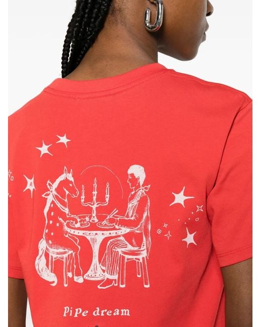 Low Classic Red Crew-Neck T-Shirt