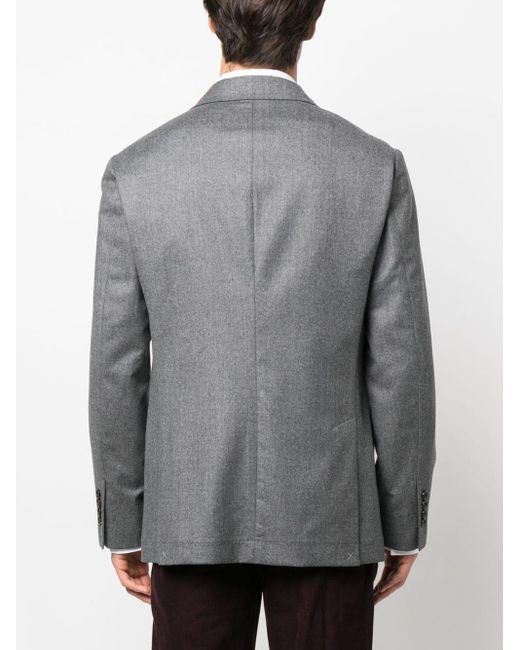メンズ Brunello Cucinelli シングルジャケット Gray