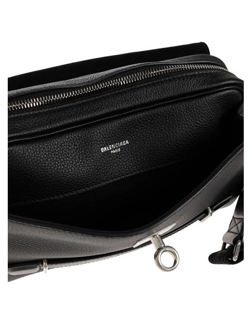 Balenciaga White Small Le 7 Cube Messenger Bag for men