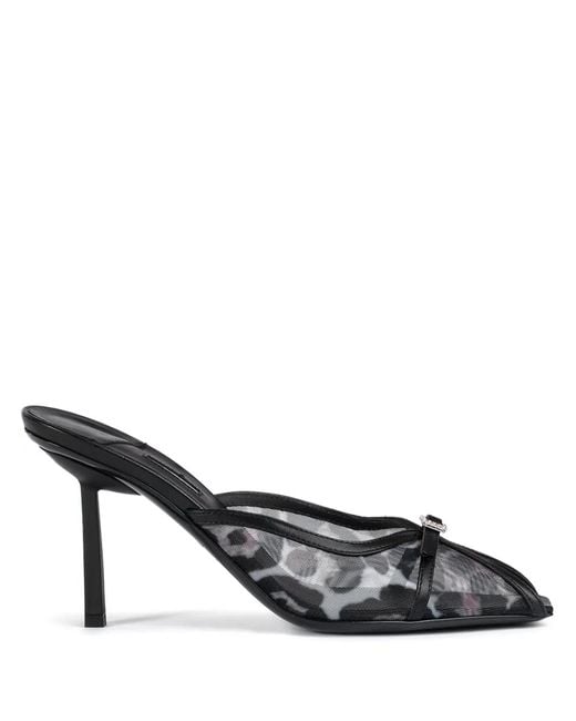 Le Silla Black 80Mm Vittoria Mules