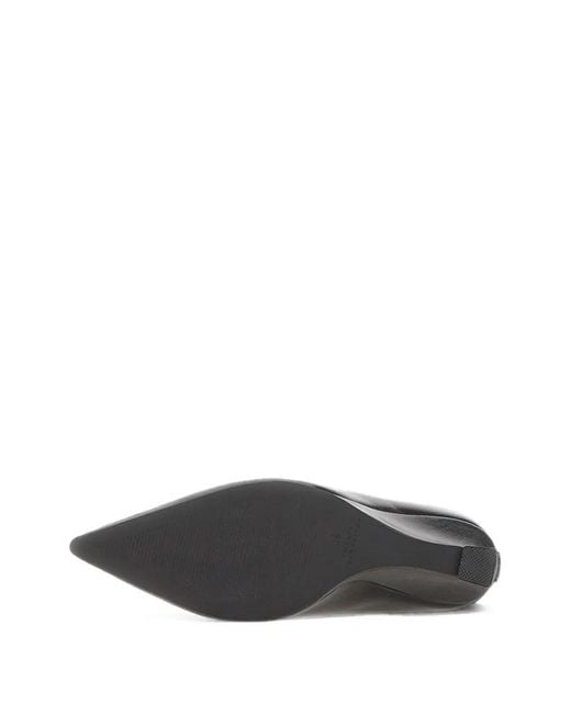 Twentyfourhaitch Black Diadema Pointed-Toe Boots