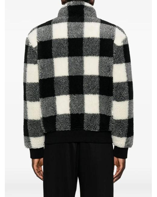 Givenchy Black Check-Pattern Jacket for men