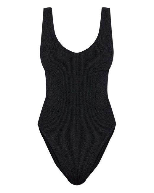 Bondeye Black V-Neck Swimsuit