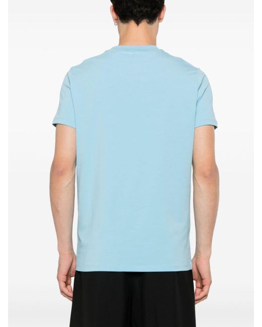 T-shirt à logo imprimé Karl Lagerfeld pour homme en coloris Blue