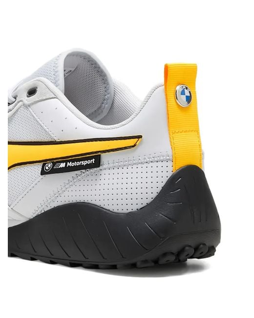 PUMA White X Bmw Motorsport Speedfusion 2.0 Mist/Tangerine" Sneakers for men