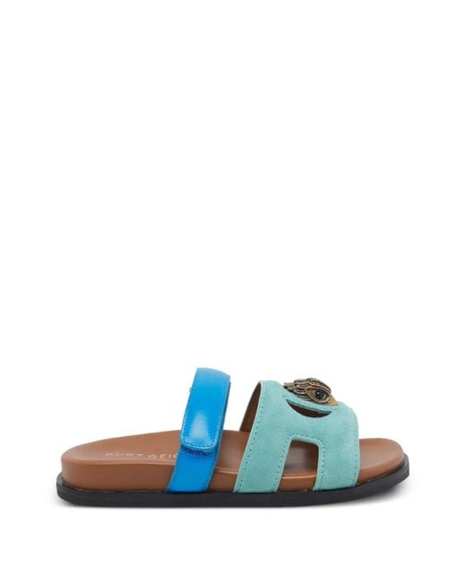 Kurt Geiger Blue Eagle Cut-Out Sandals