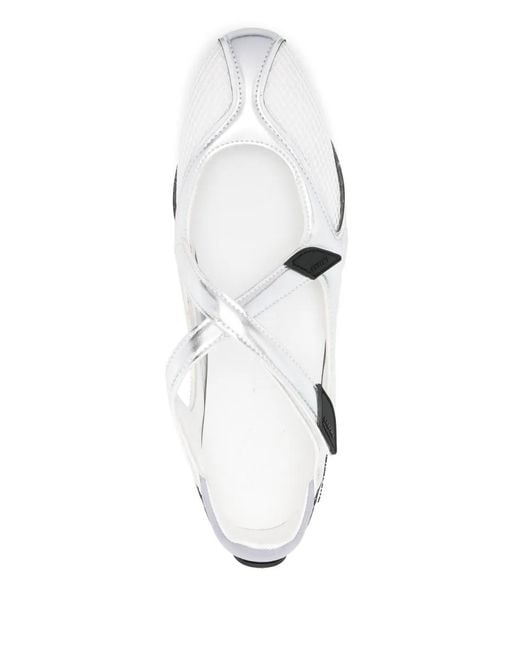 The Attico White Floor 01 Ballerina