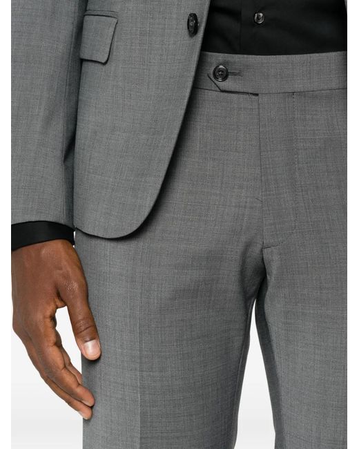 Daniele Alessandrini Gray Single-Breasted Tailored Suit for men