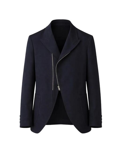 Comme des Garçons Blue Zip-Fastening Jacket for men