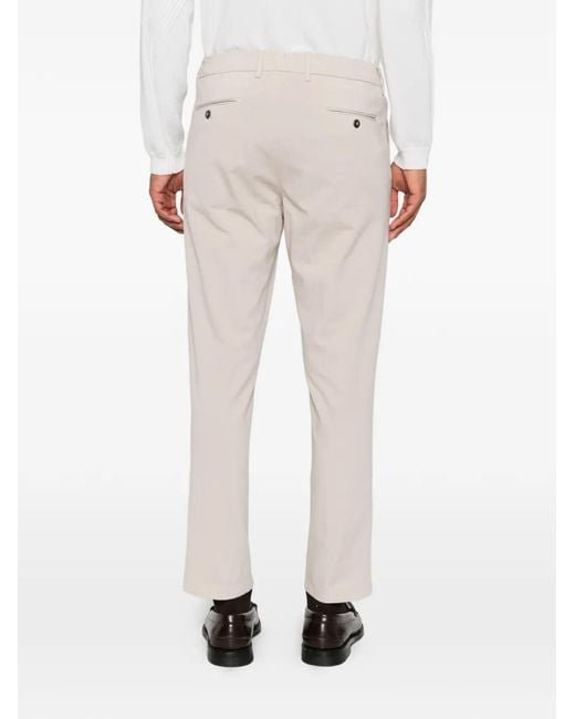 Eleventy White Slim-Fit Chino Trousers for men