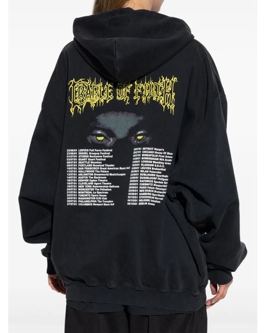 Vetements グラフィック ジップパーカー Blue