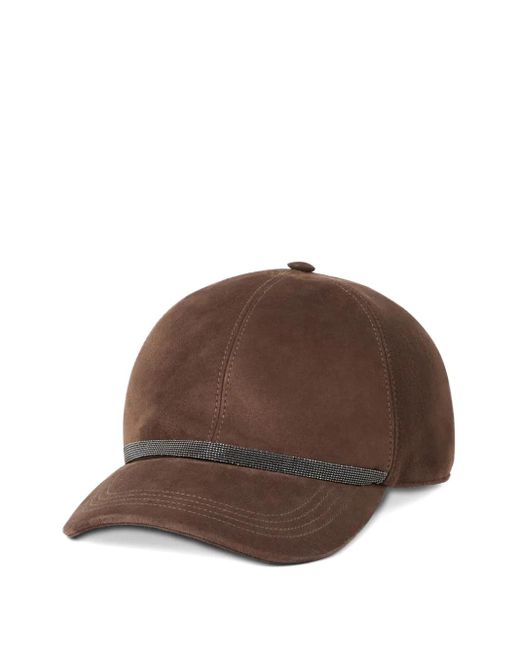 Brunello Cucinelli Brown 'Baseball' Cap