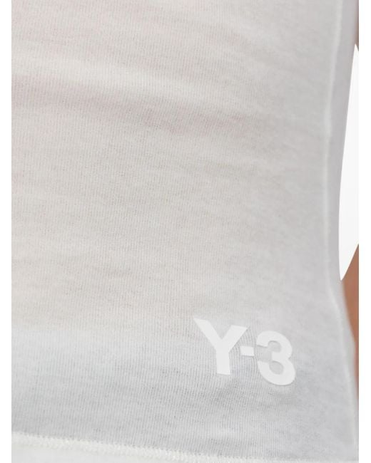 Y-3 White Organic Cotton Top