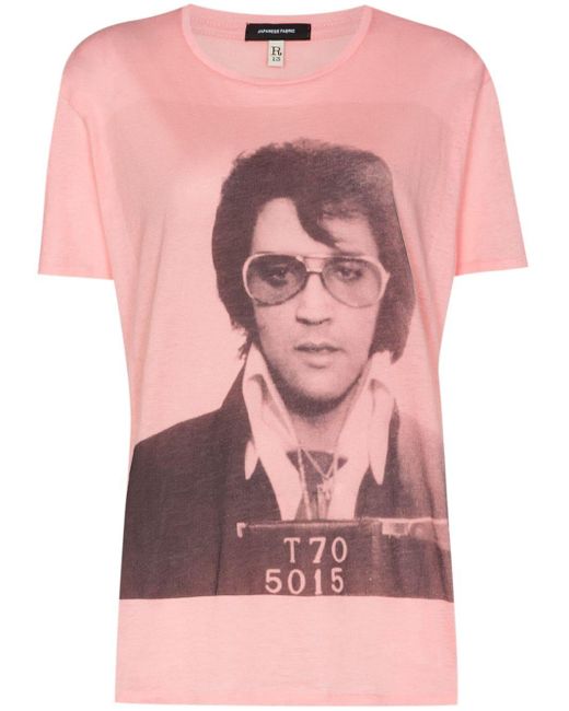 R13 Pink Elvis T70 T-shirt