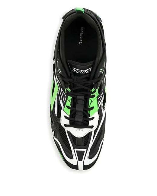 Balenciaga Green Drive Caged Mesh Sneakers for men